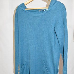 Blue Sweater with hood by Horney Toad